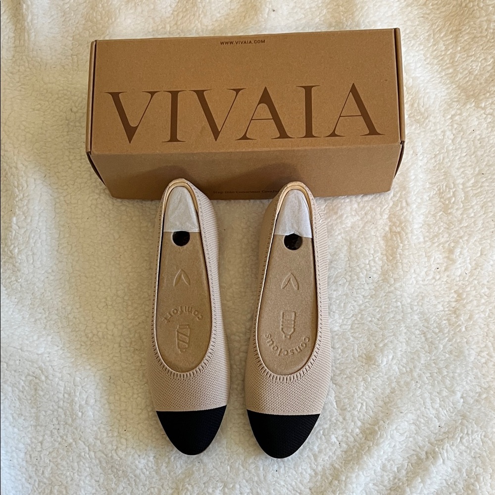 NWT Tamia 2.0 almond/black vivaia shoes 40.5